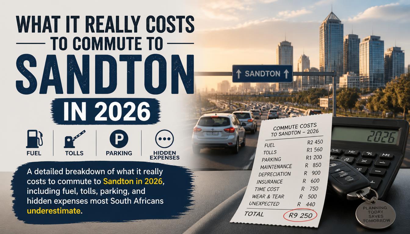 Cost of Commuting to Sandton in 2026 (Full Breakdown)