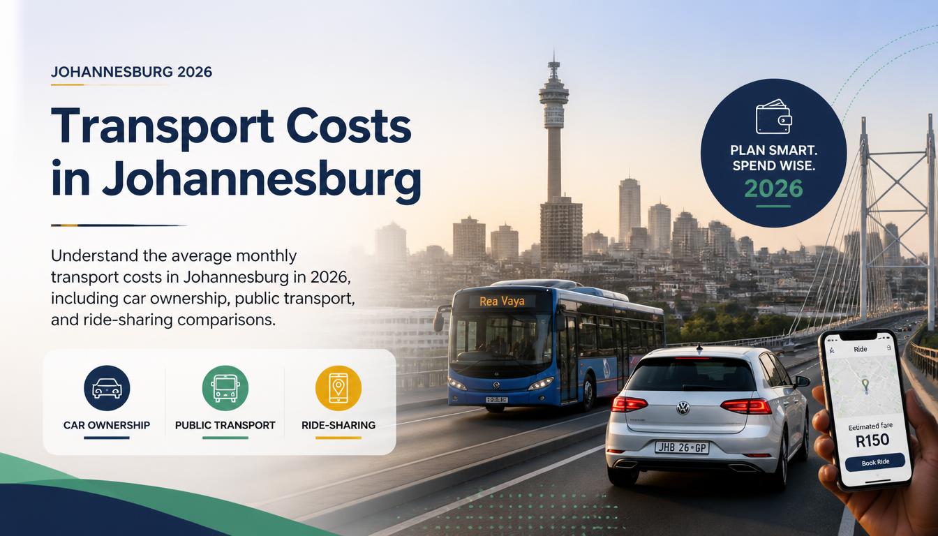 Monthly Transport Cost in Johannesburg: What You Should Expect